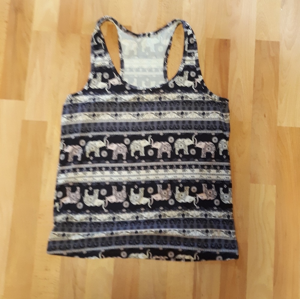 **LAST CHANCE**Elephant silky, stretchy tank top